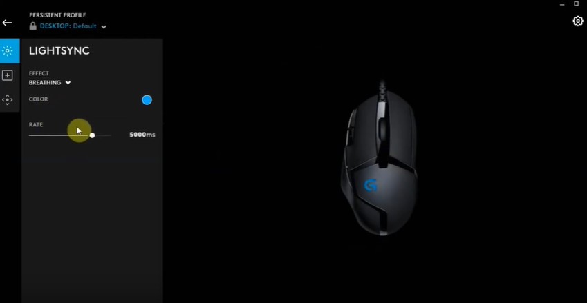 Logitech g402 lighting effect