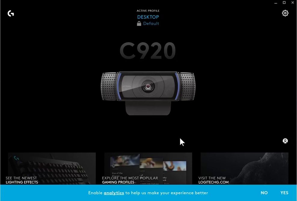 logitech camera settings python logitech camera settings python