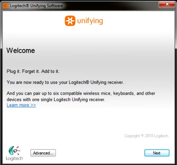 logitech unifying software download windows