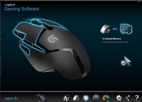 logitech G402 with gaming software