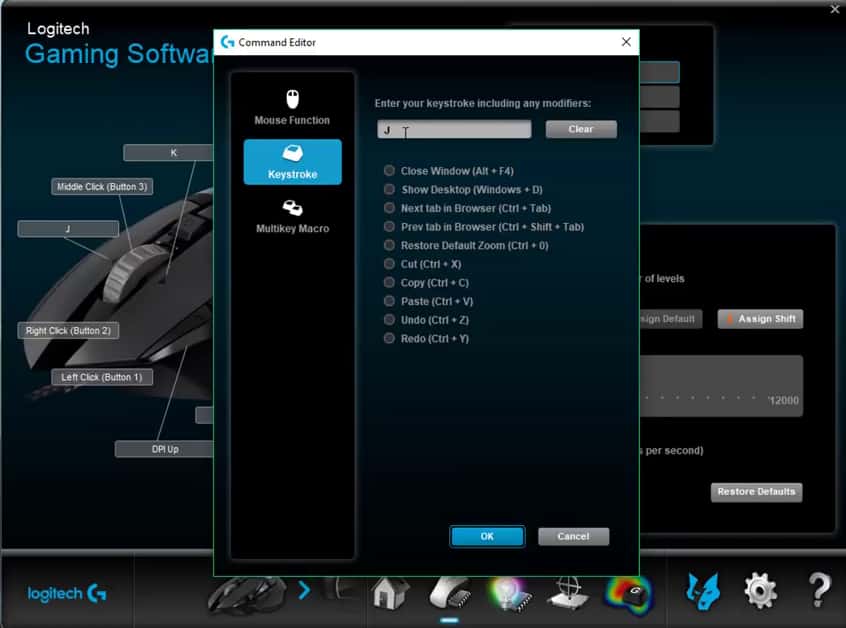 logitech g502 software windows 7