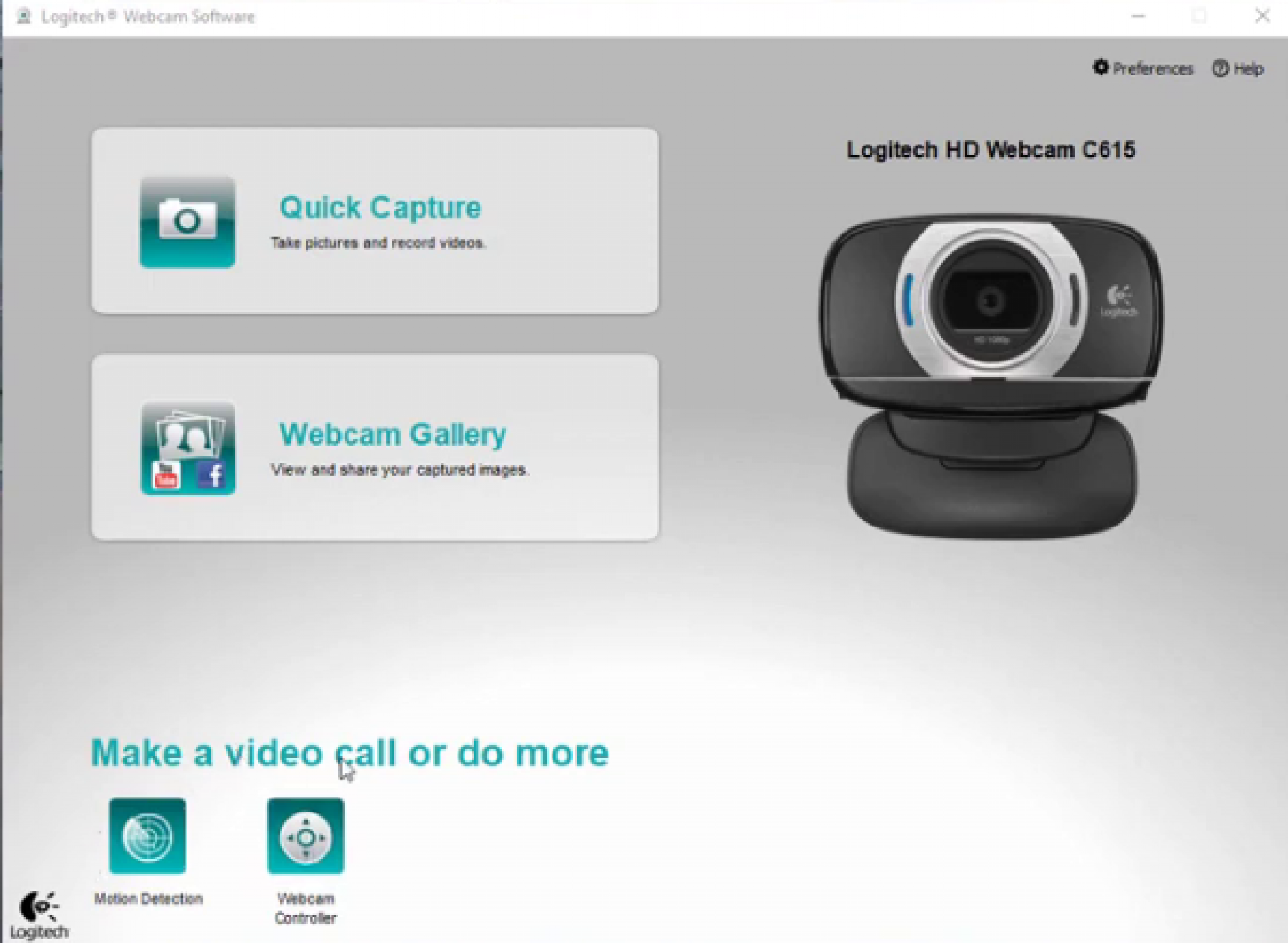 how to download logitech camera software