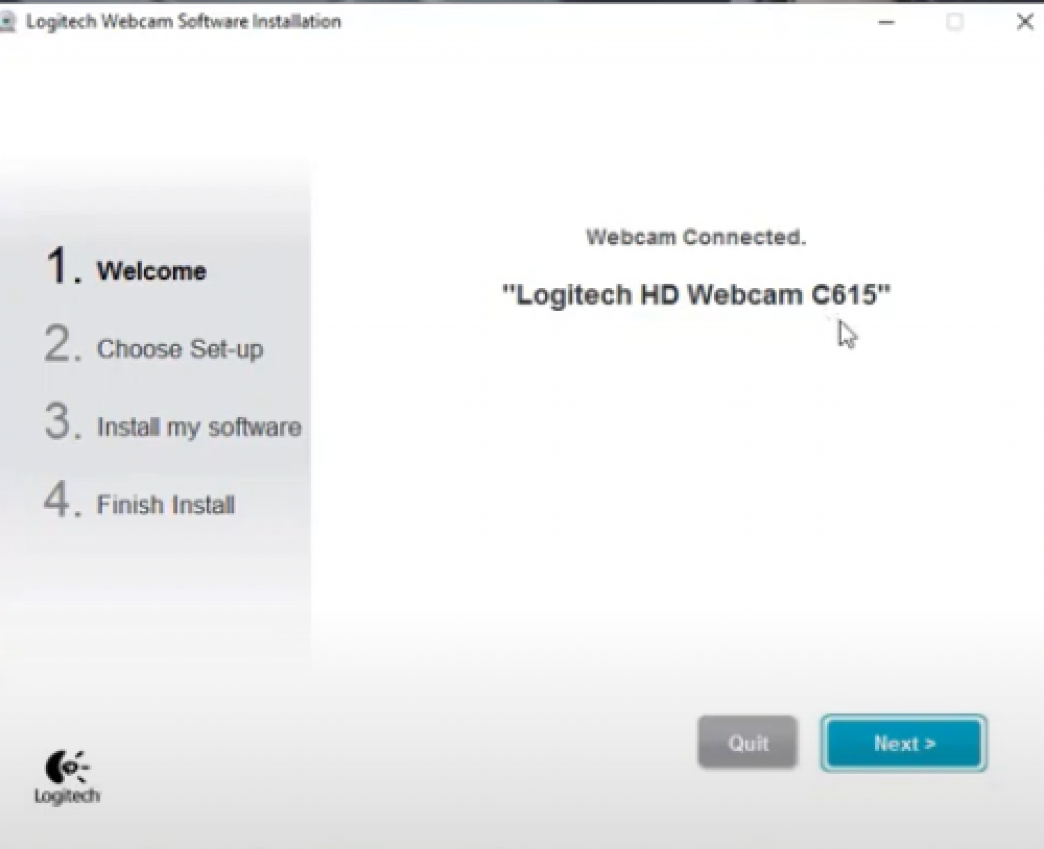 download logitech c615 software