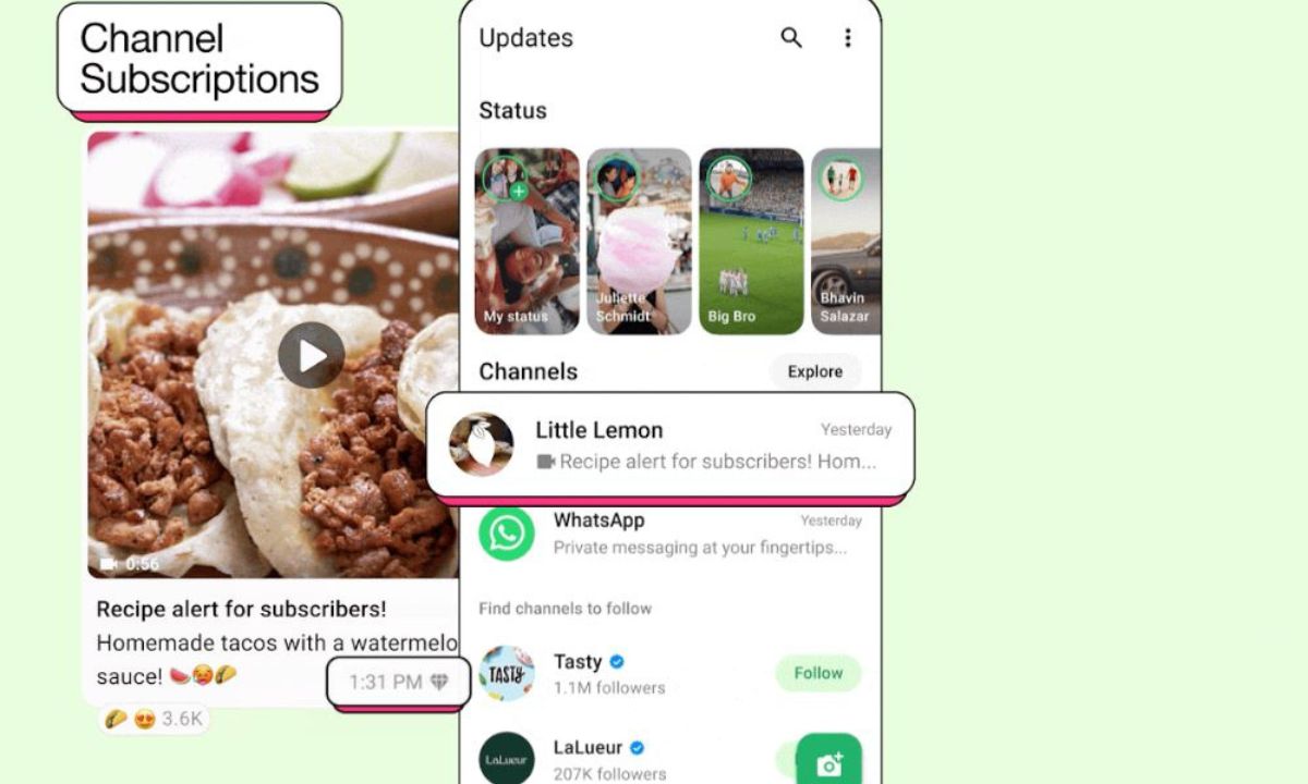 Payment subscriptions on WhatsApp